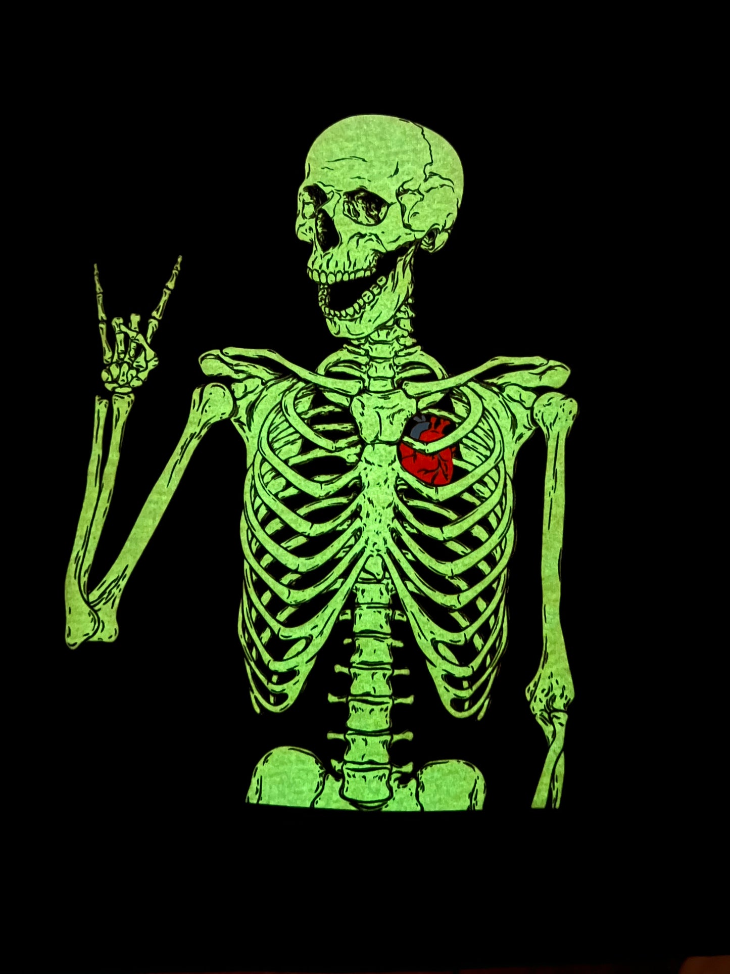 Glow in the Dark Skeleton Shirt